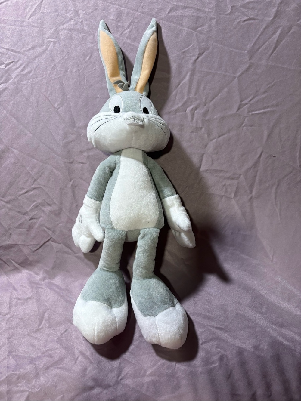 Bugs Bunny Plush Toy - Gray & White Kids Stuffed Animal